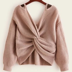 Women’s twist front drop shoulder top